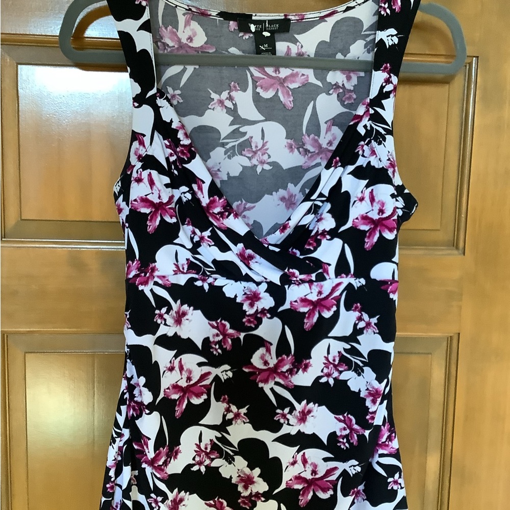WHBM orchid print camisole Sz M